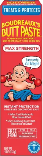 Ungüento Boudreaux para dermatitis de pañal, máxima fuerza, 4 onzas